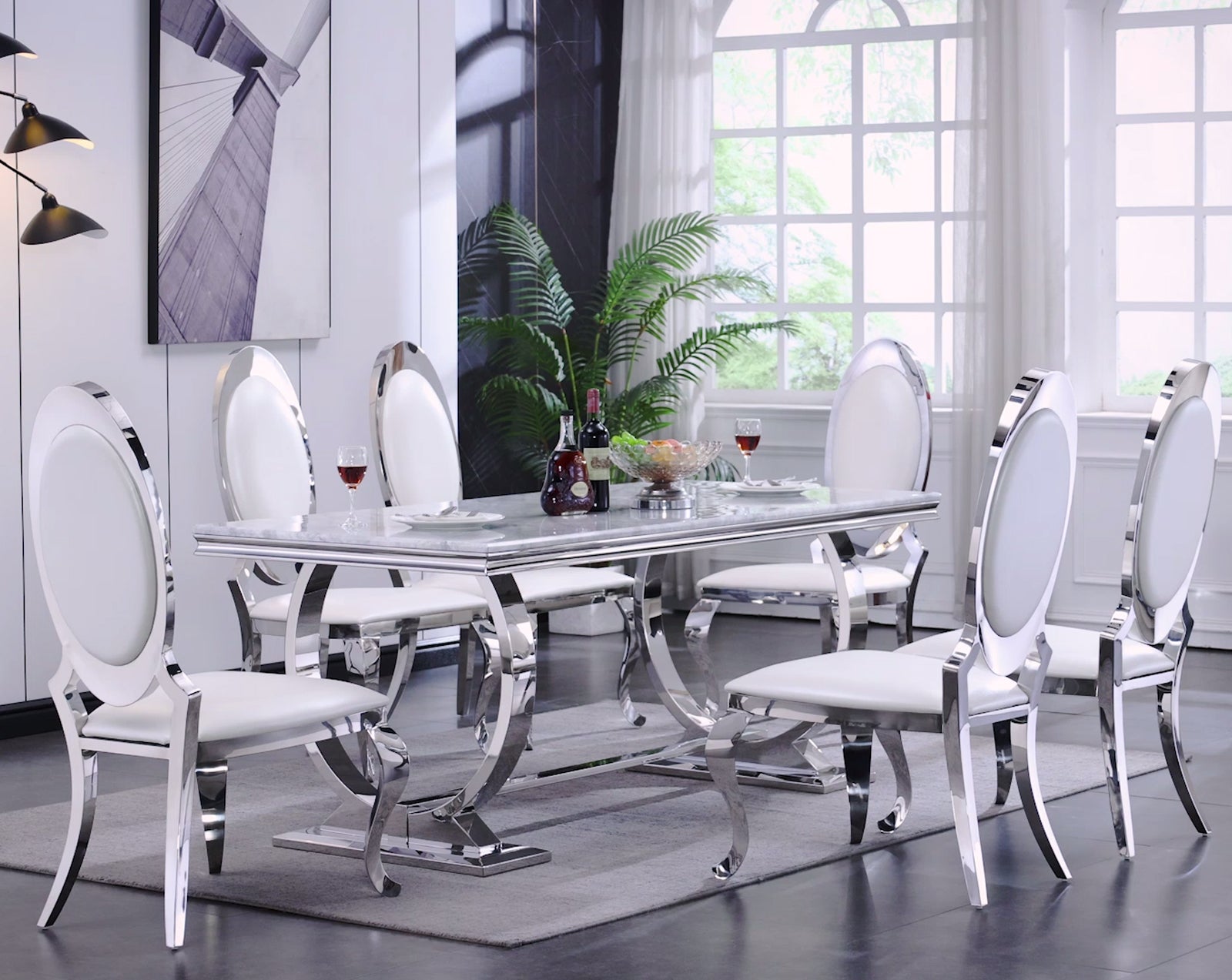 Modern White Leather Dining Chairs: The Epitome of Elegance and Comfort