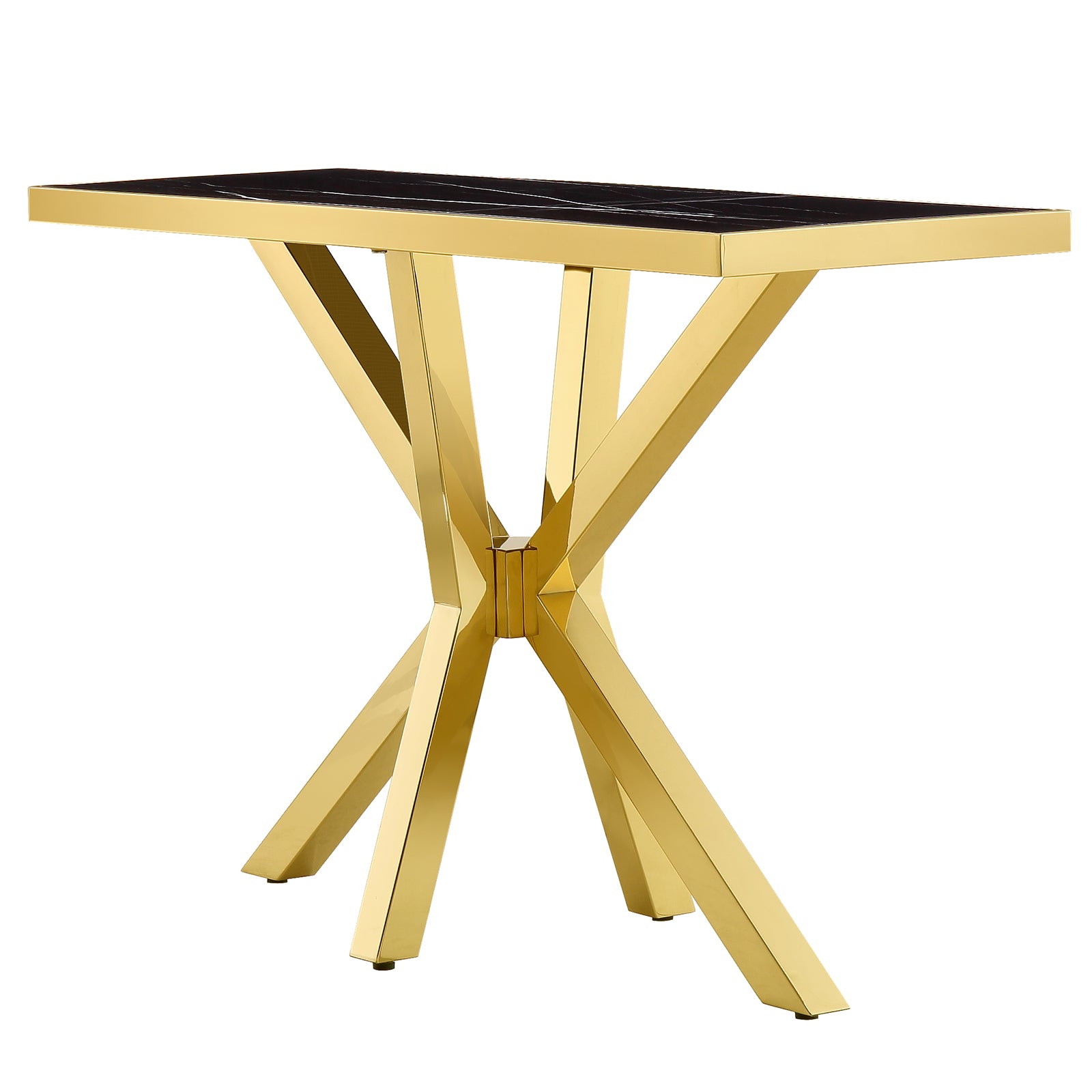 Elevate Your Home Decor with the Stunning AUZ Gold Console Table