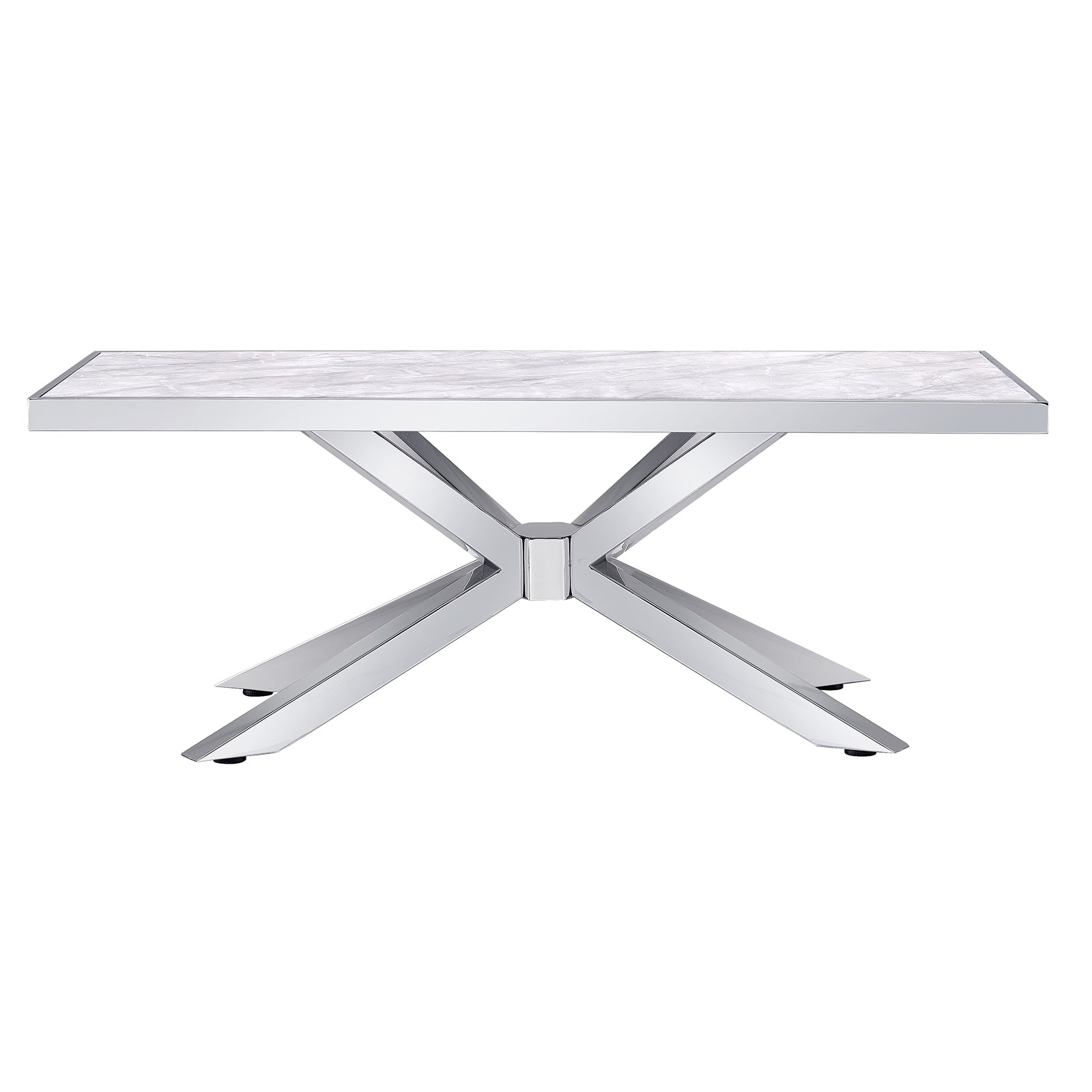 Contemporary Silver Coffee Table: Stylish and Durable, Enhancing Home Decor