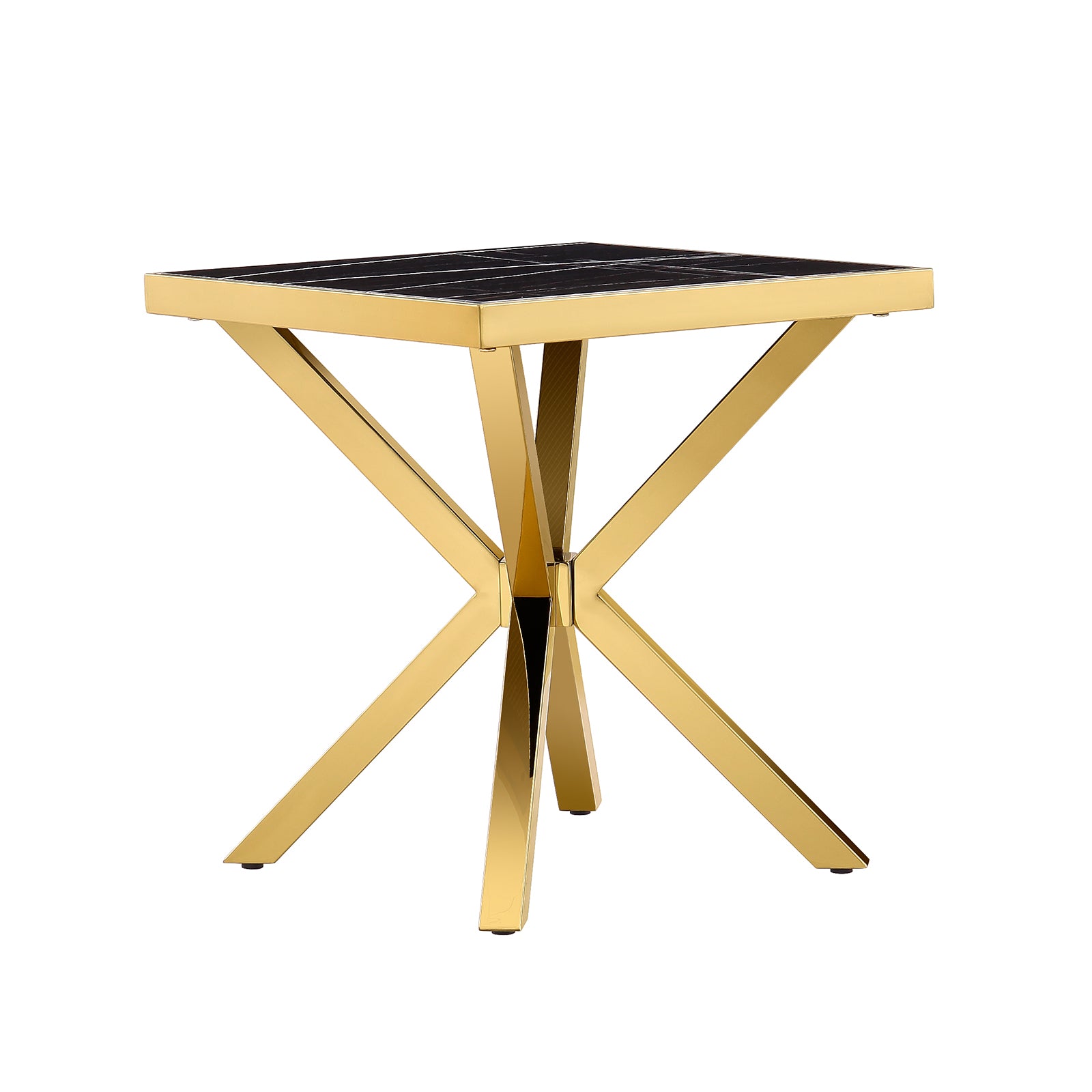 The Black and Gold End Table: A Stylish and Space-Saving Addition to Your Home