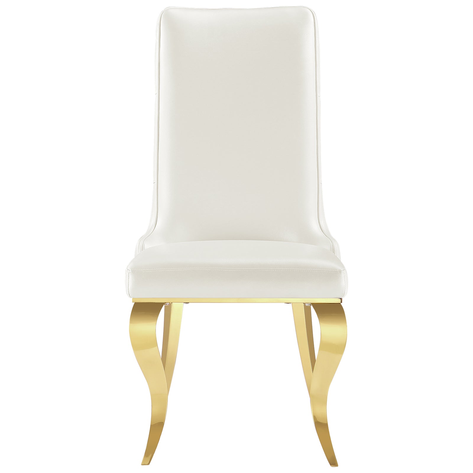 637-Set | AUZ White and Gold Dining room Sets for 6