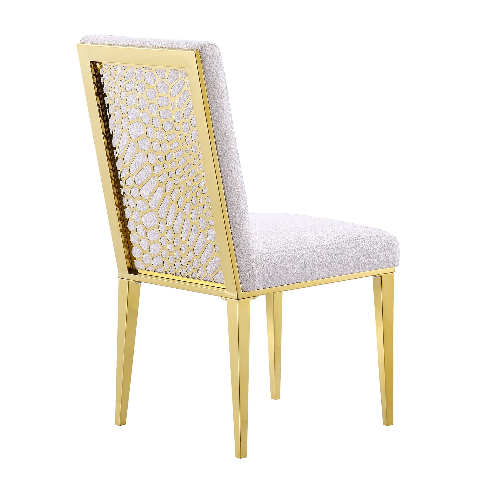 639-Set | AUZ White and Gold Dining room Sets for 6
