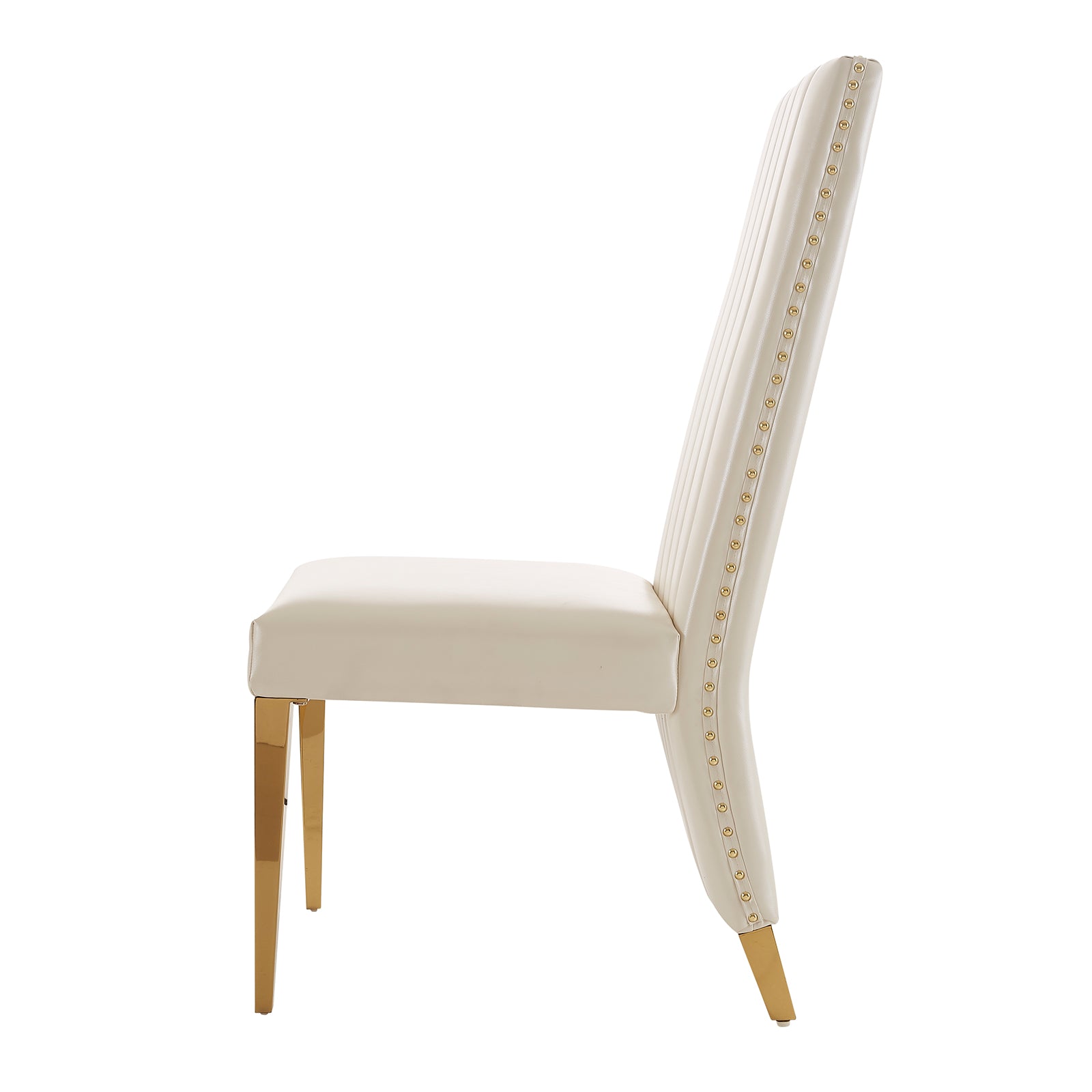 676-Set | AUZ White and Gold Dining room Sets for 6