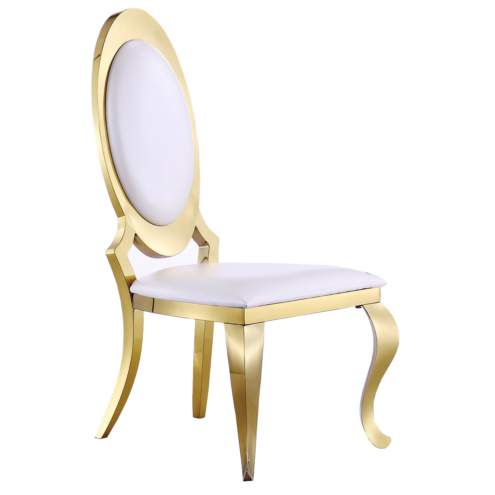 640-Set | AUZ White and Gold Dining room Sets for 6
