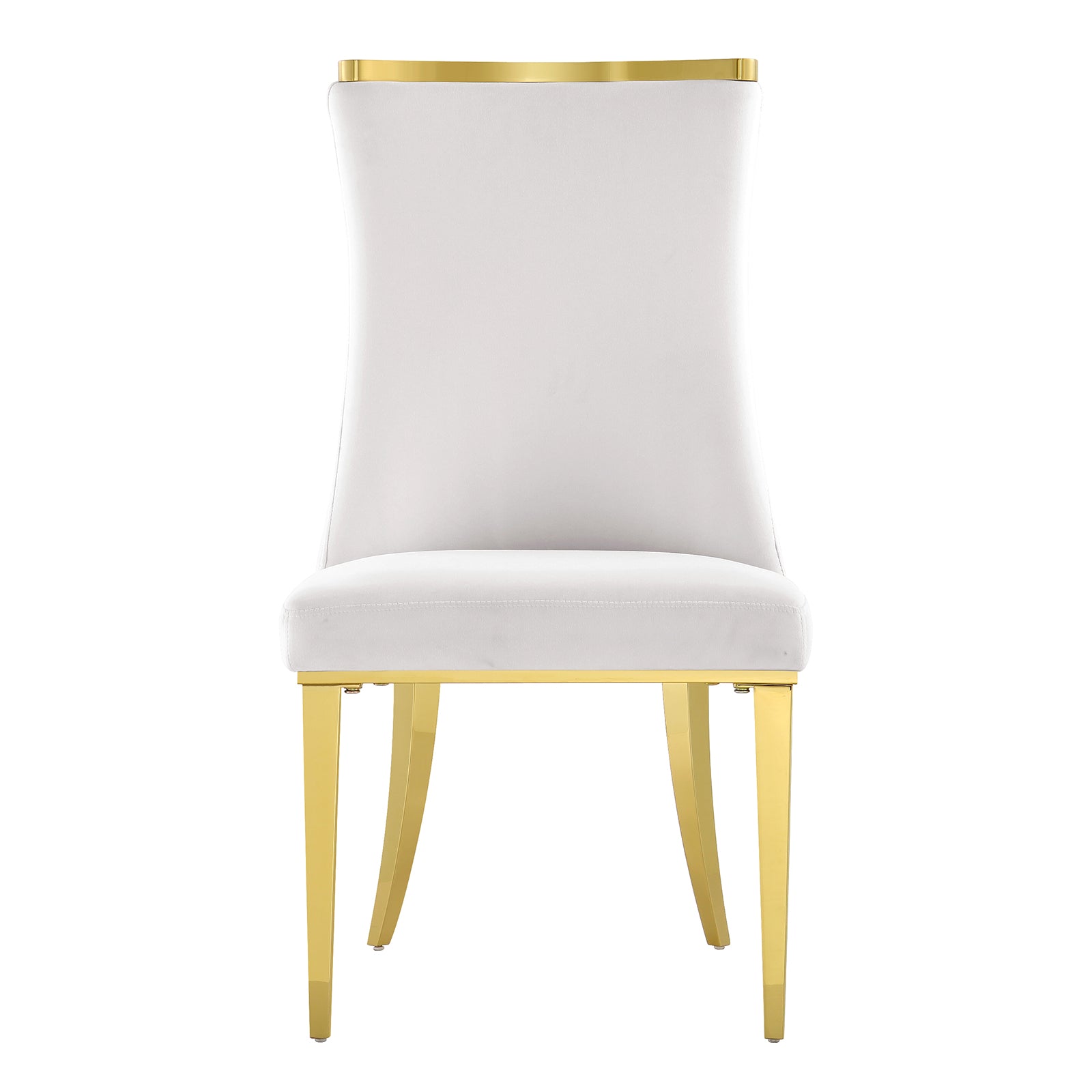 678-Set | AUZ White and Gold Dining room Sets for 6