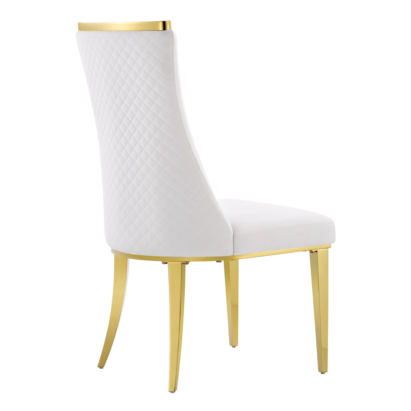 719 Set | AUZ White and Gold Dining room Sets for 6