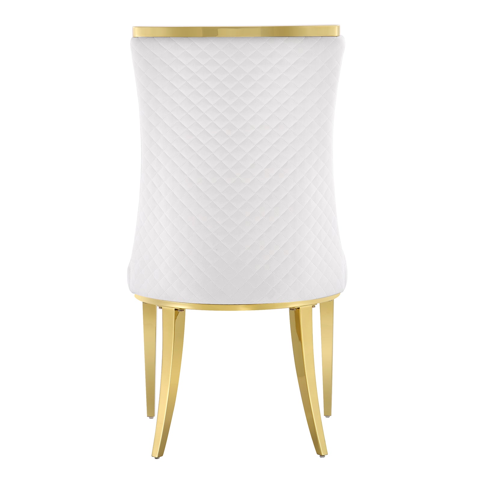 718 Set | AUZ White and Gold Dining room Sets for 6