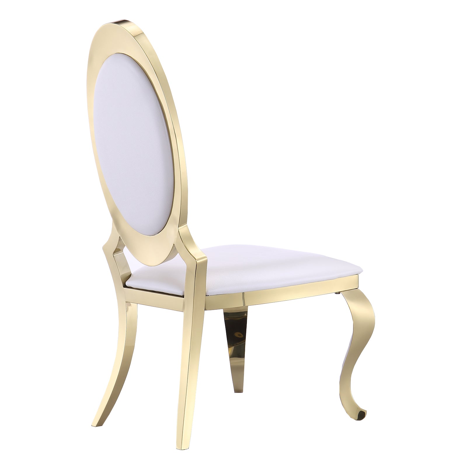 611-Set | AUZ White and Gold Dining room Sets for 6