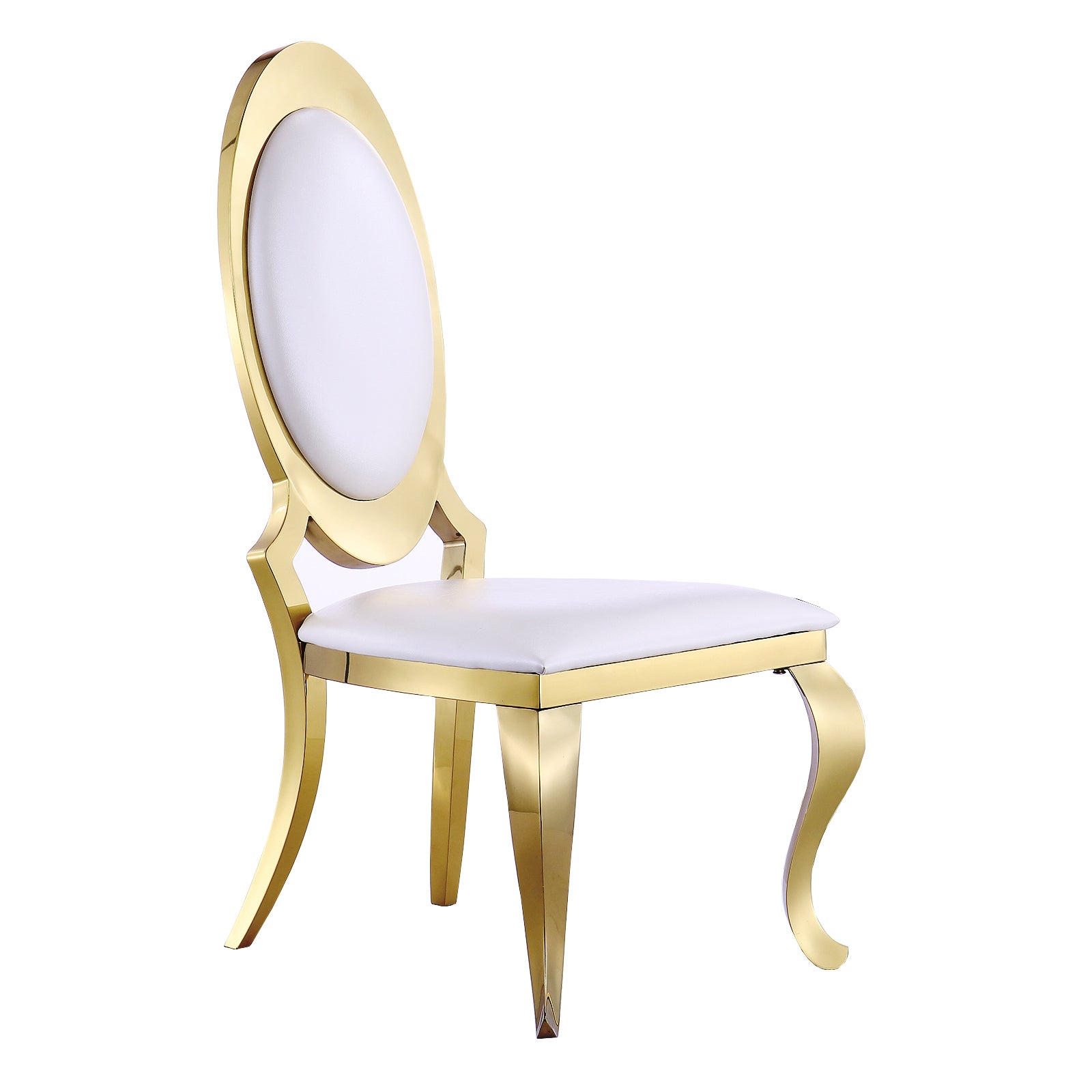 703 Set | AUZ White and Gold Dining room Sets for 6