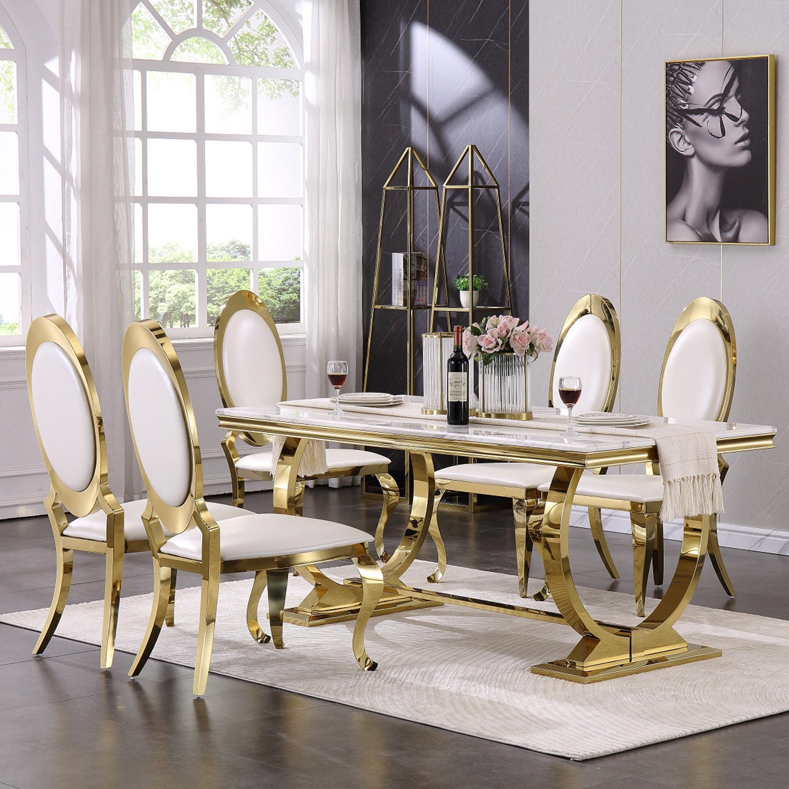 Louis dining discount table and chairs