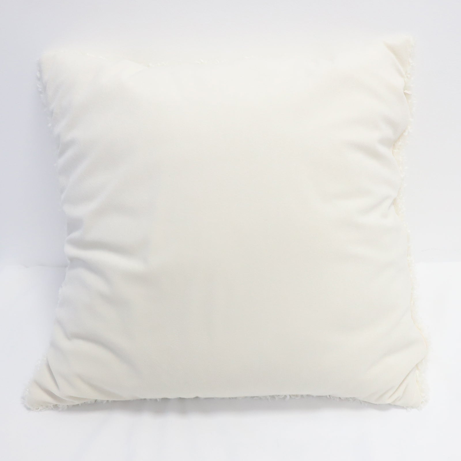 White Velvet Throw Pillow Covers | 18''×18'' | P104