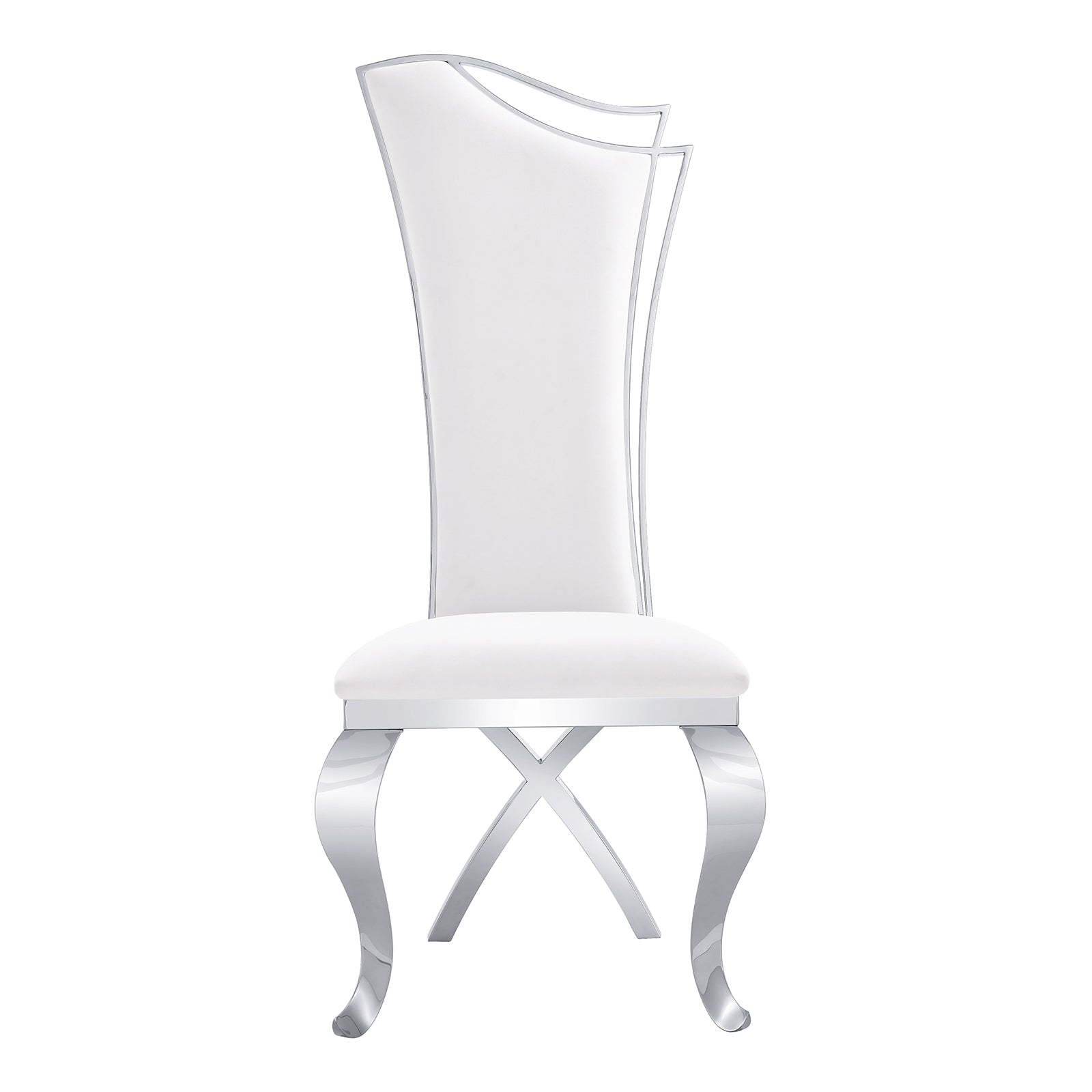 685-Set | AUZ White and Silver Dining room Sets for 6
